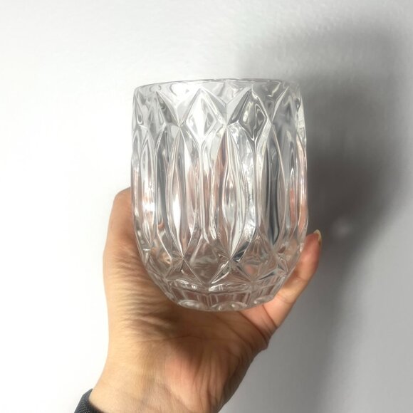 Diamond Cut Drinking Glass for Whiskey and Bar Kitchen Drinkware - Picture 5 of 5